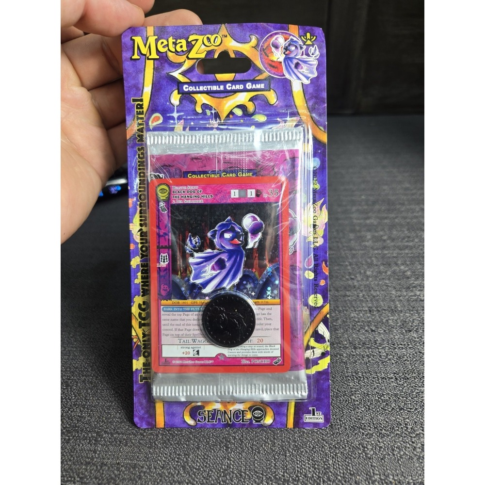 MetaZoo Seance 1st Edition Blister Pack Promo Card Coin Sealed